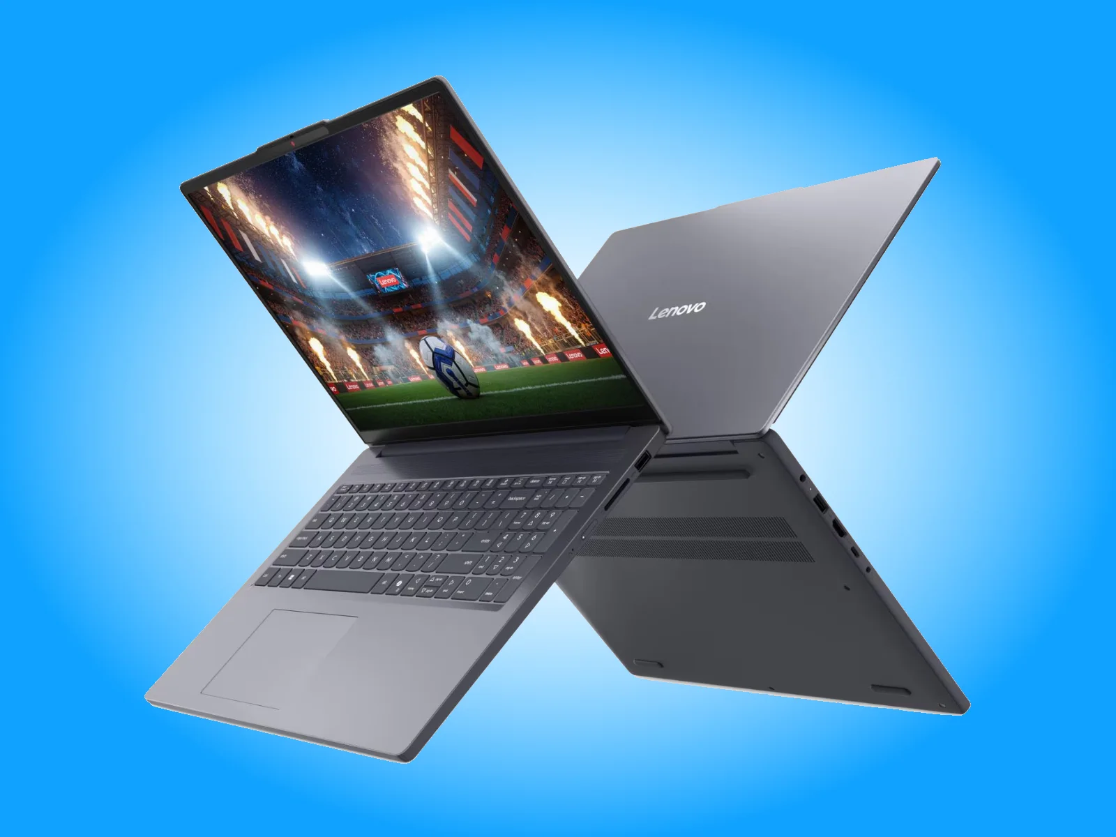 16-дюймовий ноутбук Lenovo IdeaPad Slim 3 у синьому та сірому кольорах