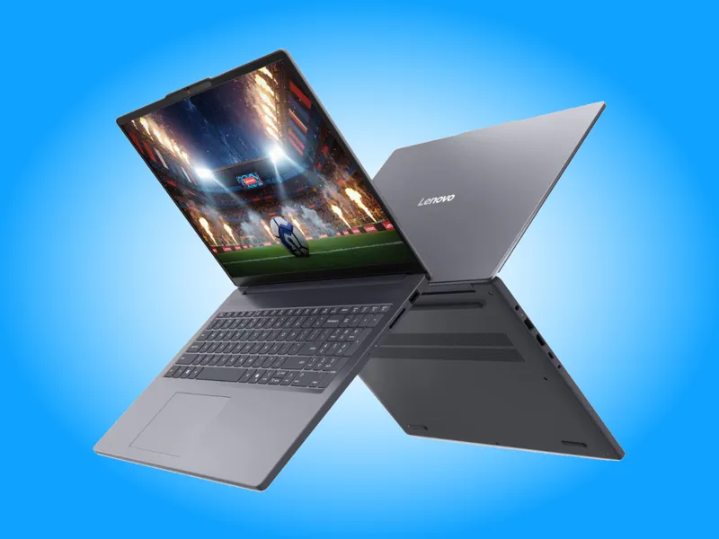 16-дюймовий ноутбук Lenovo IdeaPad Slim 3 у синьому та сірому кольорах