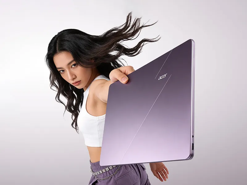Acer Go Air ultraportable laptop with thin metal body and 120Hz screen