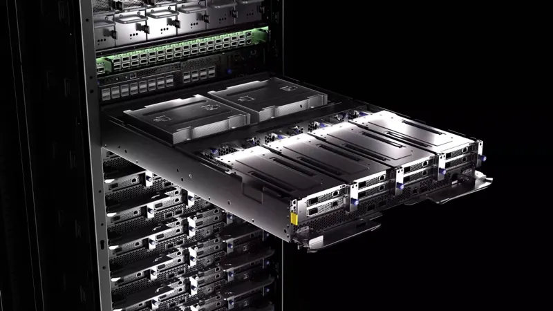 Amazon Web Services cloud datacenter logo illuminated against a dark background