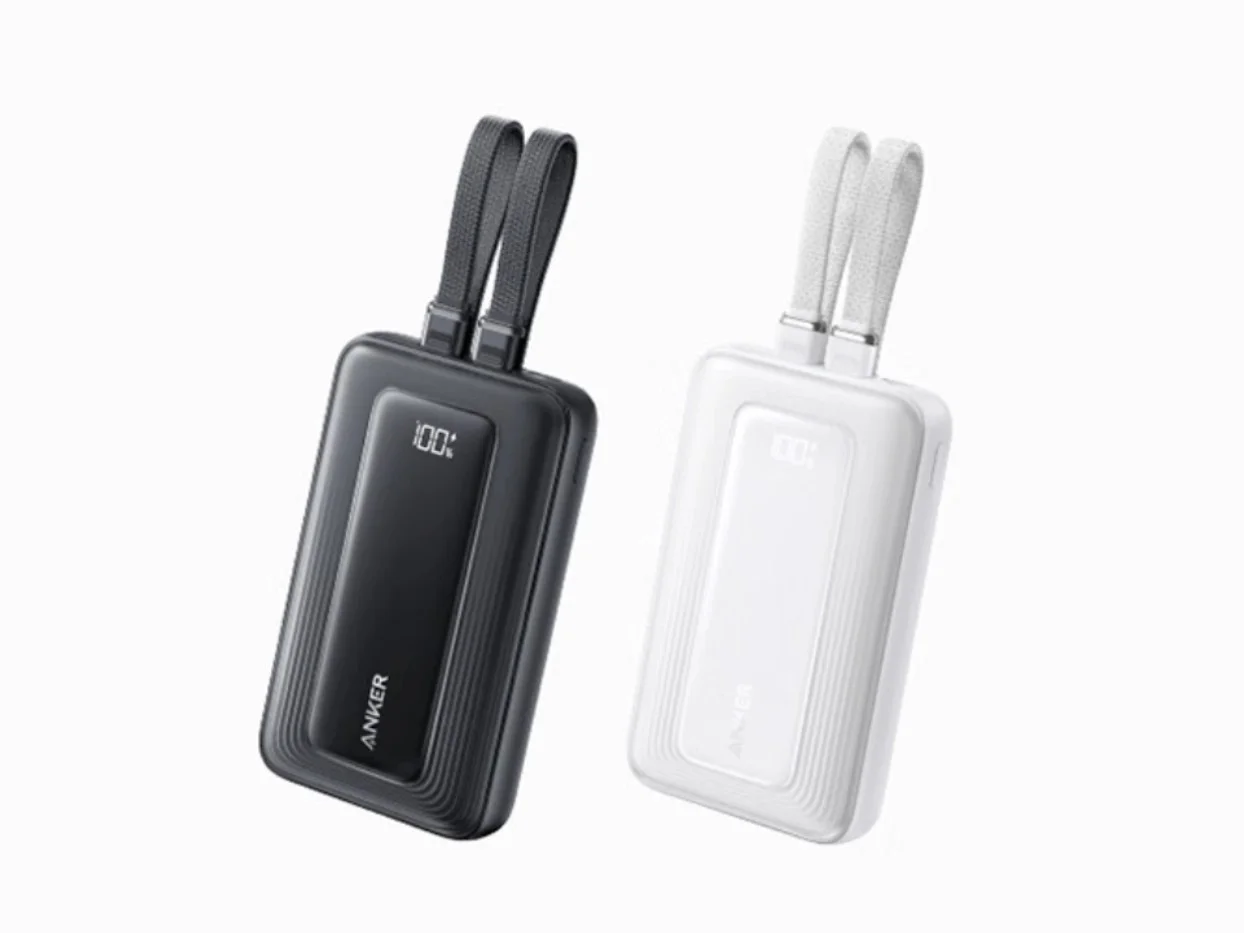 Повербанк Anker Zolo місткістю 20000 мА·год із вбудованим кабелем USB-C