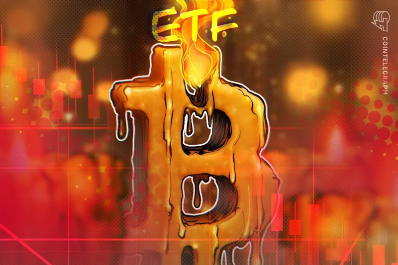 Bitcoin ETF: витік капіталу змушує ринок наблизитися до негативних