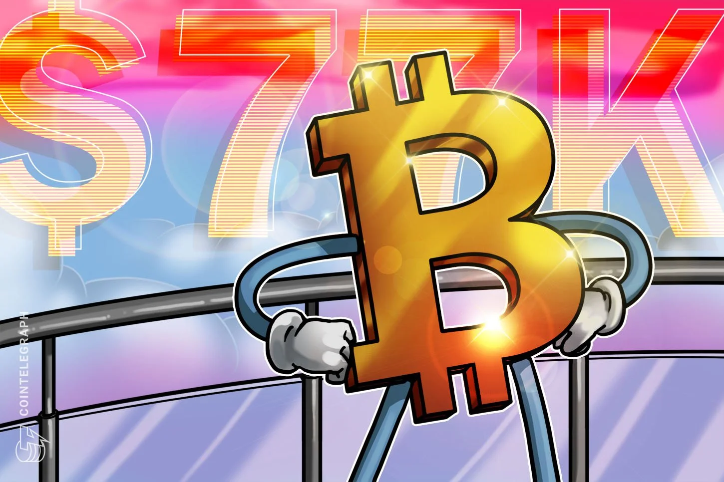 Bitcoin пробиває $77K, незважаючи на відтік коштів із ETF