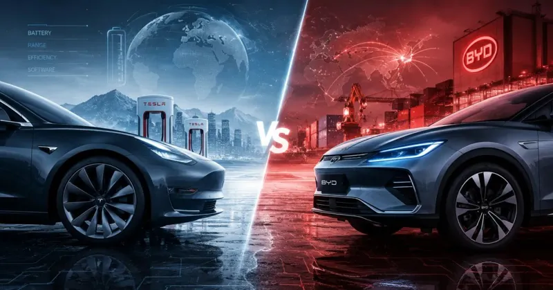 BYD reclaims global lead over Tesla in Q2 2026 EV sales