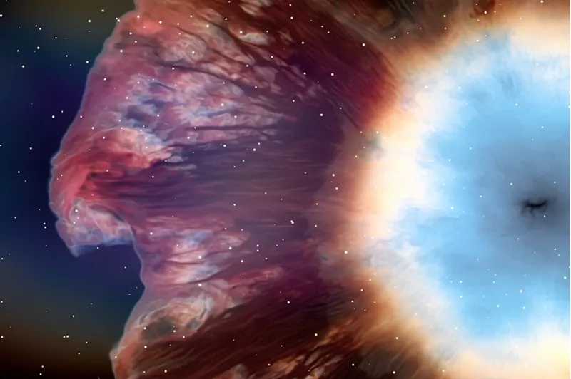 Yale astronomer Pieter van Dokkum led a research team that discovered evidence of how space recycles elements from a dying star.
