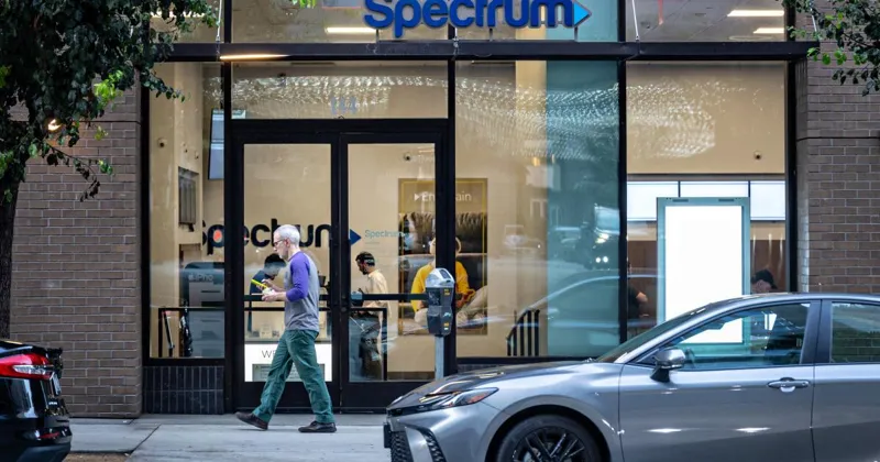 A Spectrum retail store location in Los Angeles following the regulatory approval of Charter's $34.5 billion merger with Cox Communications.