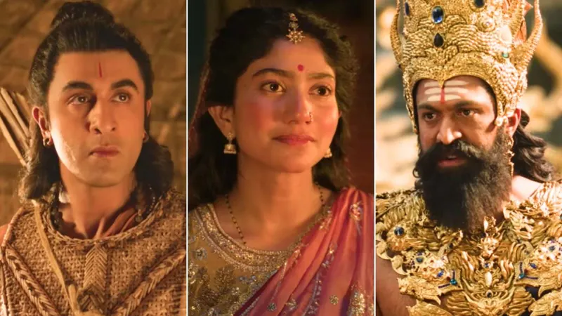 Кадр з першого трейлера фільму Ramayana з масштабними візуальними ефектами