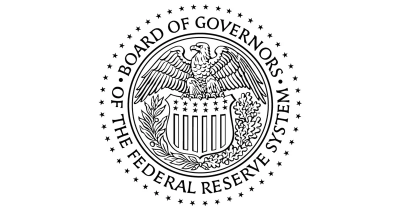 Federal Reserve Board building seal and logo representing US monetary policy and bank research