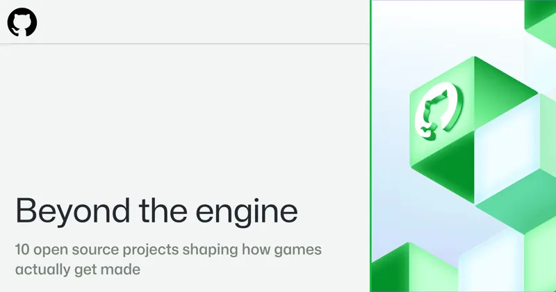 Github виділив 10 open-source інструментів для розробки ігор поза ігровими рушіями