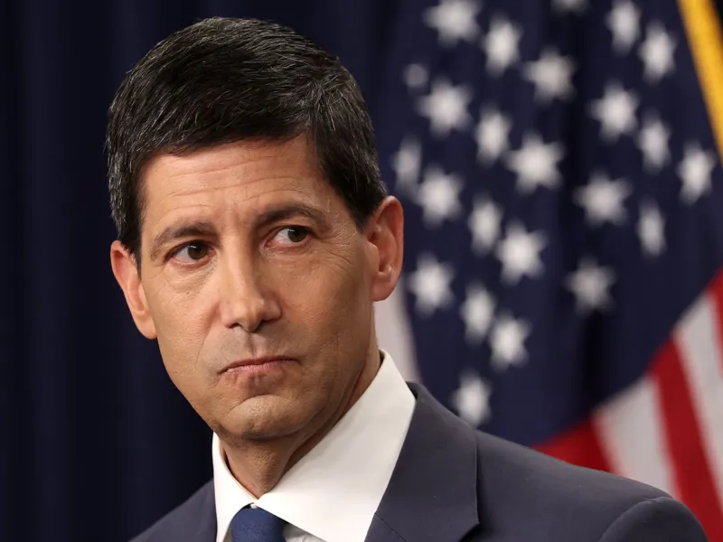 Federal Reserve Chair Kevin Warsh speaking at a press conference in Washington, DC