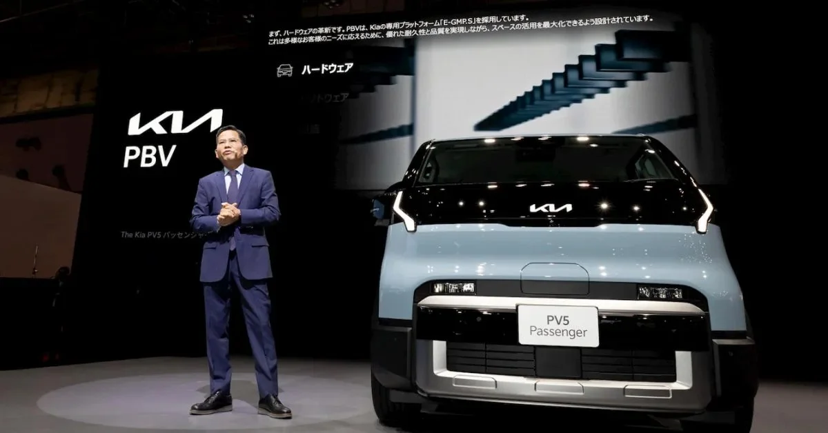 Kia виходить на японський ринок з електровантажем PV5 ⚡