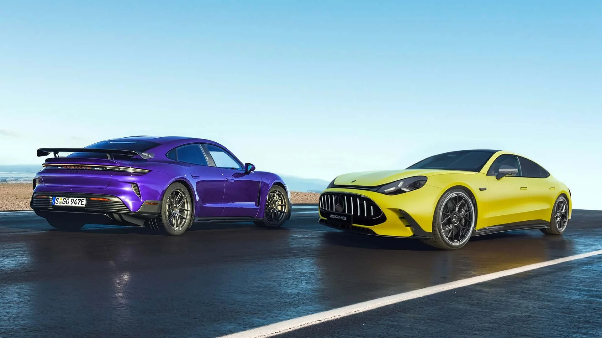 Mercedes-AMG GT 4-Door EV випереджає Porsche Taycan за потужністю та швидкістю — ілюстрація до новини в рубриці «Авто»