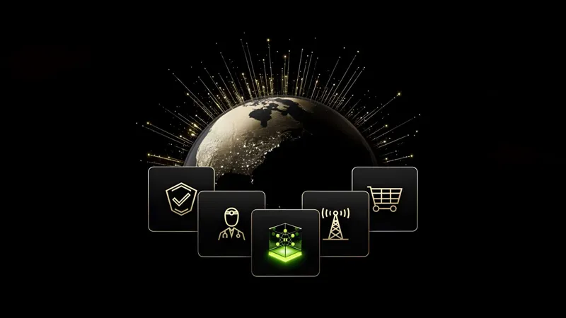 Illustration of NVIDIA Nemotron 3.5 Lightning open-source AI model for enterprise applications