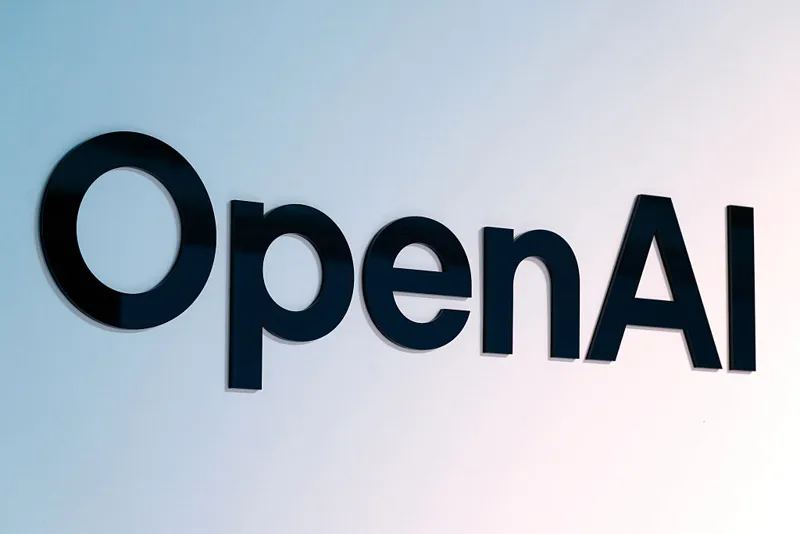 OpenAI signage displayed outside a conference venue