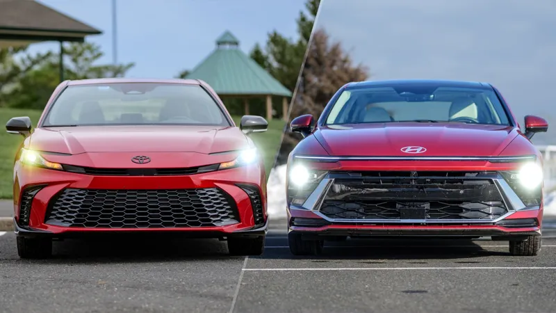 Порівняння 2026 Toyota Camry Nightshade та Hyundai Sonata Hybrid