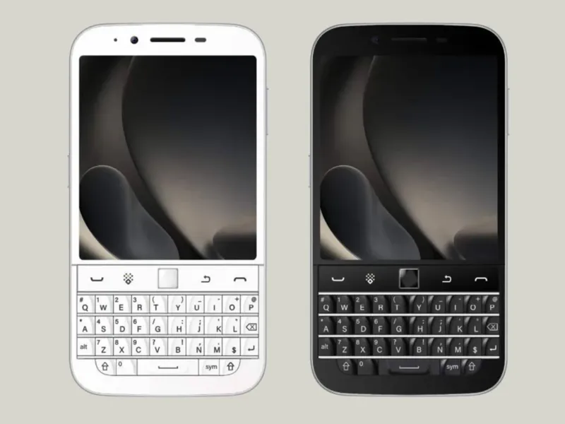 Смартфон Zinwa Q27 із фізичною клавіатурою QWERTY у чорному та білому кольорах