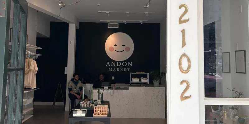 Interior of an automated retail storefront in San Francisco managed by an autonomous AI agent