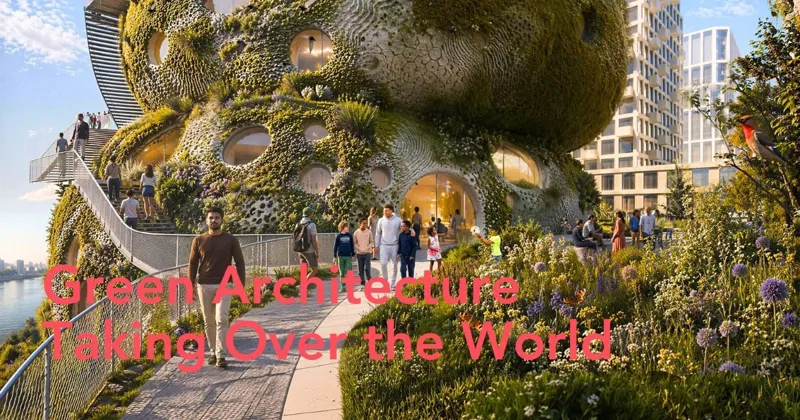 Концептуальний проєкт зеленого комплексу Rotterdam ROCKS від бюро MVRDV