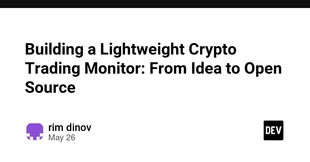 Створення open-source монітора для крипторинку на TypeScript