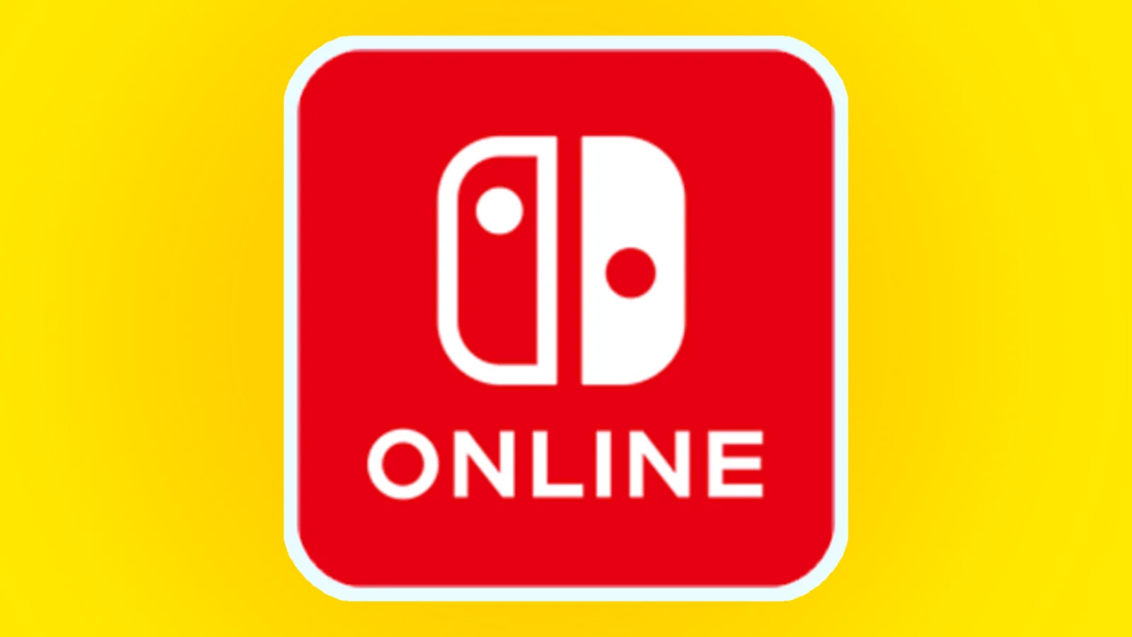Консоль Nintendo Switch із логотипом сервісу Nintendo Switch Online на тлі ігрових контролерів